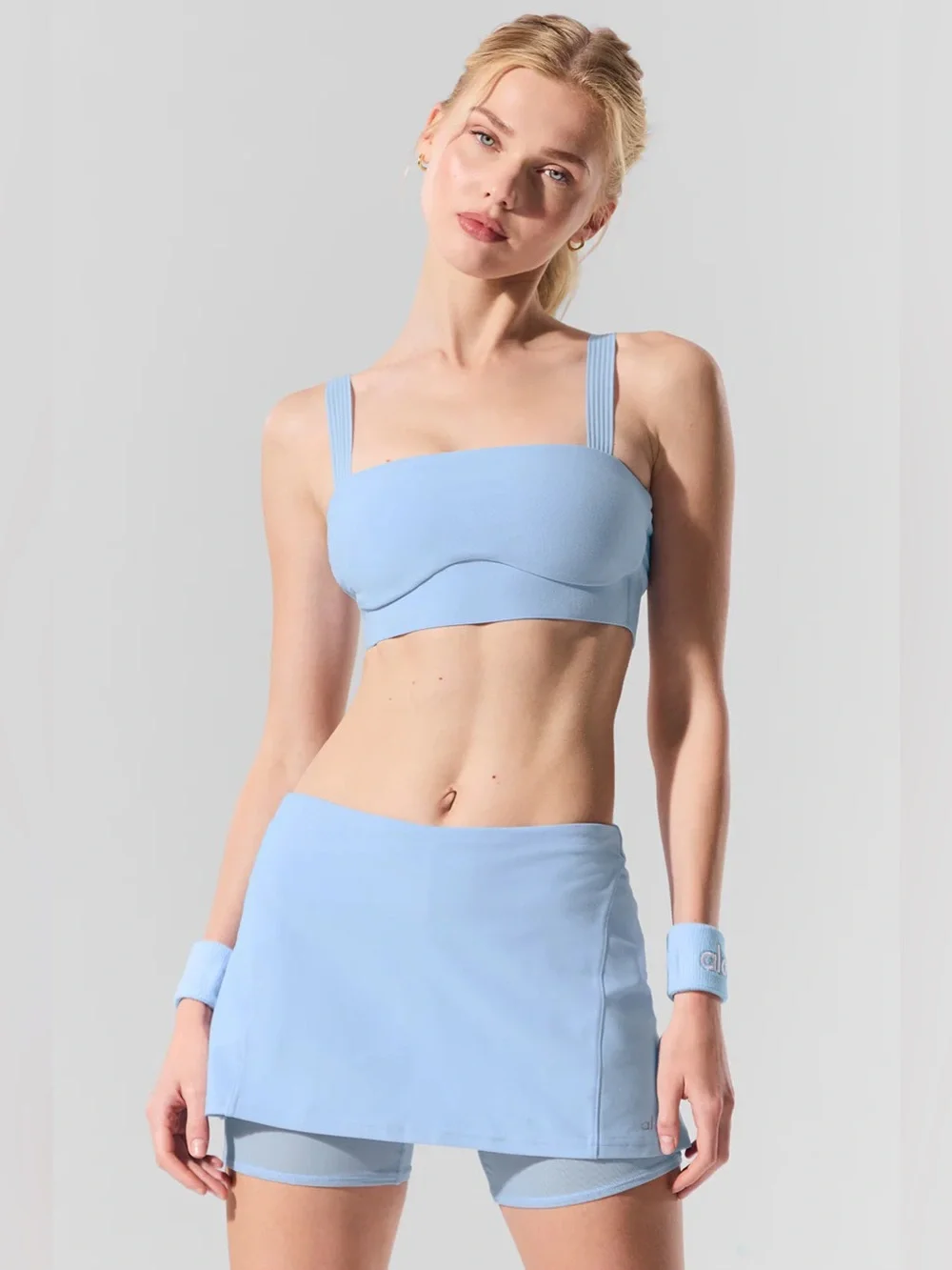 Alo Serve it Up Skirt Set Seashell Blue